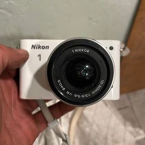 Nikon one they are good camera only used twice